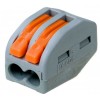 КВТ Клемма рычажковая Wago 222–412 59927 (цена за уп.) KVT