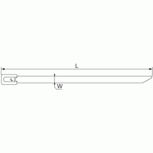 КВТ Стяжка стальная СКС-2 (316) 7.9х600 (мин партия 100 шт.) 74970 KVT