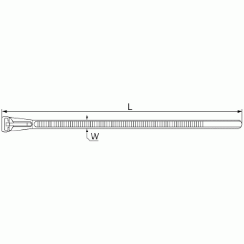 КВТ Стяжка разъемная КСР 7.5x200 56183 (цена за уп.) KVT